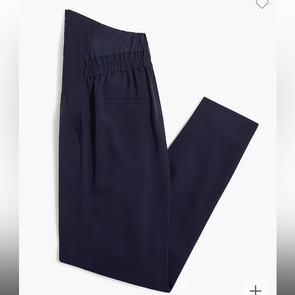 Lot of 2 pairs - J.Crew LIKE NEW black and blue maternity pants - Picture 9 of 11